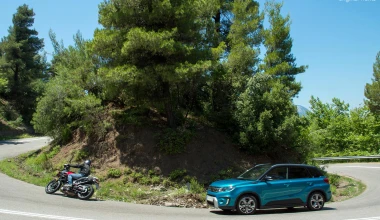 Suzuki Vitara 1.6 D 4x4 vs Suzuki V-STROM 1000     
