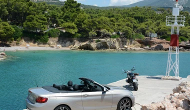BMW 220i Cabrio vs BMW R nineT