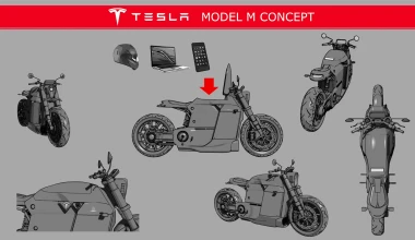 Πώς θα ήταν η μοτοσικλέτα της Tesla;