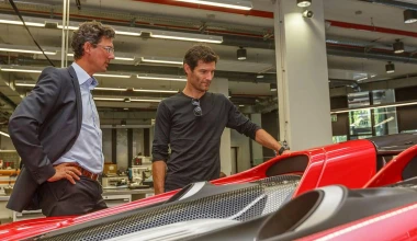 O M.Webber παρέλαβε τη νέα Porsche 918 Spyder