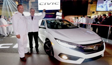 Στην γραμμή παραγωγής το νέο Honda Civic sedan