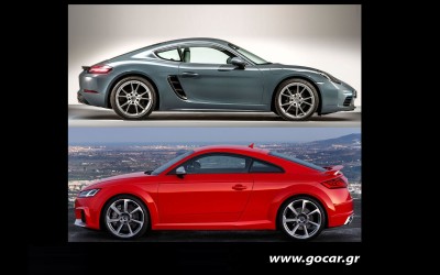 Audi TT RS & Porsche 718 Cayman S: Ποιο από τα 2;