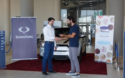 Ο 1ος νικητής παραλαμβάνει ένα νέο SsangYong Tivoli