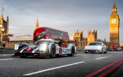 Porsche 919 και Panamera Ε-Ηybrid στο Λονδίνο (video)