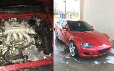 Τι αξία έχει Mazda RX-8 με V8 μοτέρ; 2.300 ευρώ!