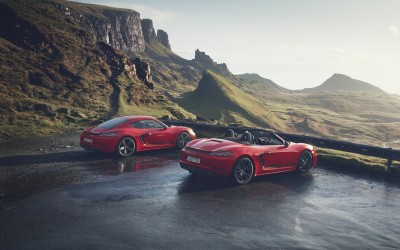 Νέες εκδόσεις με 2.0 turbo για τις Porsche Cayman και Boxster (vid)