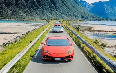 Με Lamborghini Huracan EVO στη Νορβηγία (vid)