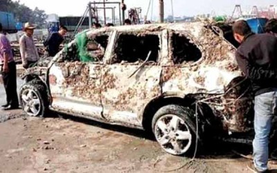 Κινέζοι ψάρεψαν Porsche Cayenne

