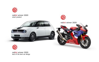 Η Honda απέσπασε τρία βραβεία Red Dot