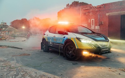 Nissan Re-Leaf: Ο ηλεκτρικός first-responder που δεν κολλάει πουθενά (video)