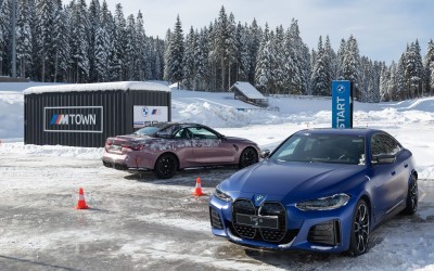 BMW Arena: Κάνουμε drift στα χιόνια με M4 Competition! 