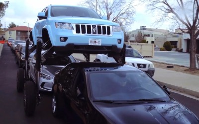Το Jeep που περνάει την κίνηση από... πάνω – Κυριολεκτικά