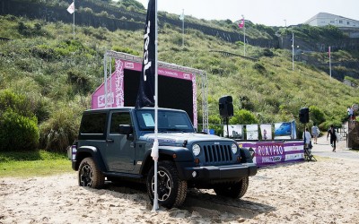 H Jeep σερφάρει με το Wrangler Rubicon