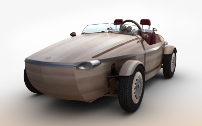 Toyota Setsuna concept από ξύλο

