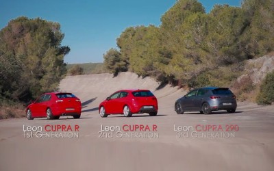 Οι 3 γενιές Seat Leon Cupra (R) (video)