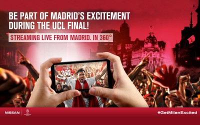 Η Nissan προβάλει σε 360° τον τελικό του Champions League