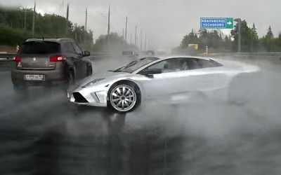 Τρομακτικό ατύχημα με Lamborghini (video)