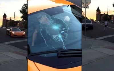 Στημένο το σκηνικό με McLaren & skater (video)