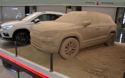 Ένα καλοκαιρινό Seat Ateca… από άμμο