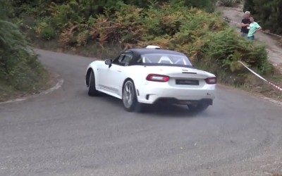 Η αγωνιστική πλευρά του Abarth 124 Spider (video)