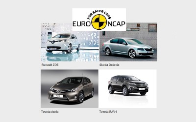Crash Test για τα Auris, Octavia, RAV4 & ZOE