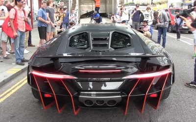 Lamborghini Centenario προκαλεί υστερία στο Λονδίνο (vid)