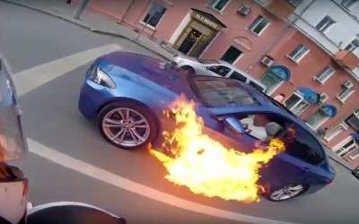 BMW M5… φλαμπέ (video)