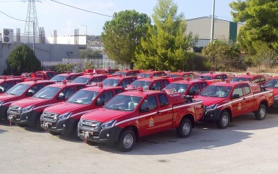  Νέα Isuzu D-MAX για το Πυροσβεστικό Σώμα