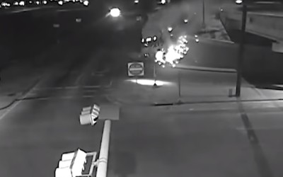 Γέμισε ο δρόμος με… γάλα! (video)