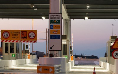 Πληρώνουμε (και) με κάρτα τα διόδια στην ε.ο. Αθηνών - Πατρών