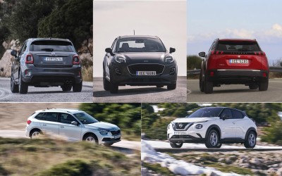 Δοκιμή 5 καινούρια μικρά SUV: 500X, Puma, Juke, 2008, Kamiq