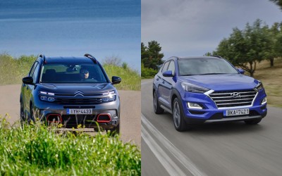Δοκιμή: Citroen C5 Aircross 1.5d ή Hyundai Tucson 1.6d 