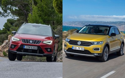 Δοκιμή: SEAT Arona ή Volkswagen T-Roc;
