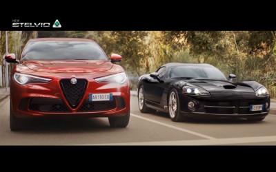 Δίπλα στην Alfa Romeo Stelvio QV δεν κάθεται ούτε το Dodge Viper (video)