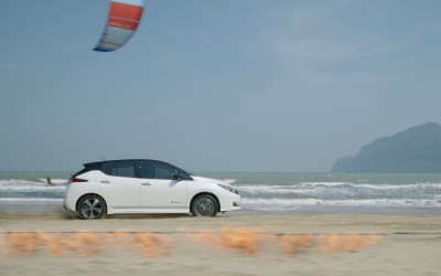 Το Nissan LEAF κόντρα στον αέρα και τη φωτιά. Ποιος κερδίζει;