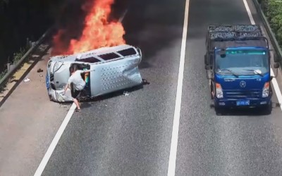 Ήρωας οδηγός σώζει τρεις ανθρώπινες ζωές! (video)