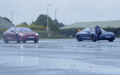 Porsche Taycan Turbo vs Tesla Model S: Πού θα ποντάρατε τα λεφτά σας; (video)