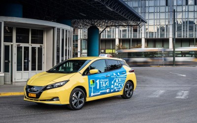 Nissan και Taxiplon κυκλοφορούν το πρώτο αμιγώς ηλεκτρικό ταξί στην Ελλάδα!