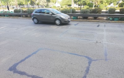 Τετράγωνα σημάδια στην άσφαλτο: Γνωρίζετε τι είναι;