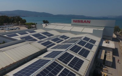 Έτοιμο το φωτοβολταϊκό συγκρότημα της Nissan Νικ. Ι. Θεοχαράκης Α.Ε στον Ασπρόπυργο

