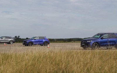 Drag Race: Mercededs-Benz AMG GLE 53 vs Volkswagen T-ROC R vs Porsche Cayenne Coupe (video) 