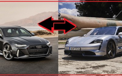 Δοκιμή: Porsche Taycan ή Audi RS6; 680 ηλεκτρικοί ίπποι ή 600 PS από 4λιτρο V8;