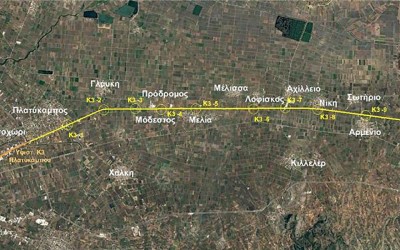 Περιφερειακή Οδός Λάρισας: Μήκους 6,6 χλμ. με νησίδα και 2 λωρίδες ανά κατεύθυνση