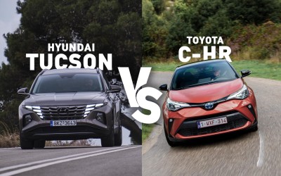 Δοκιμή SUV με 180 ίππους: Hyundai Tucson ή Toyota C-HR;