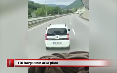 Οδηγός Fiat τα «βάζει» με οδηγό φορτηγού (video)