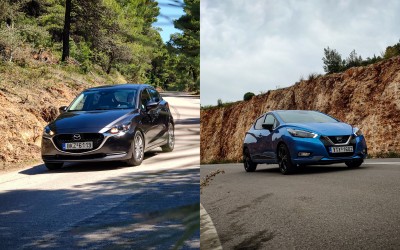 Δοκιμή supermini με 90 ίππους: Mazda2 ή Nissan Micra 1.0T N-Sport;