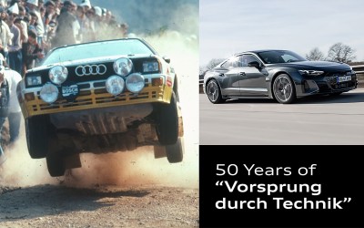 Το σλόγκαν “Vorsprung durch Technik” της Audi έγινε 50 ετών 