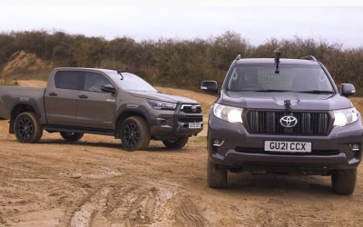 Toyota Land Cruiser εναντίον Toyota Hilux 