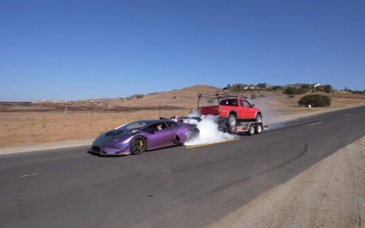 Video: Γίνεται να ρυμουλκήσεις τρέιλερ με Lamborghini Huracan;