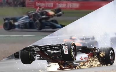 GP Silverstone: Ανατριχιαστικές εικόνες και video – Γλύτωσαν από θαύμα οι οδηγοί σε F1 και F2
